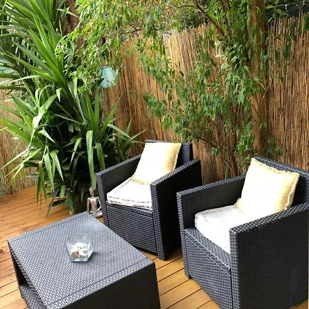 Agreable T2 Traversant Rdc Avec Terrasse + Balcon+ Parking 2 Places *